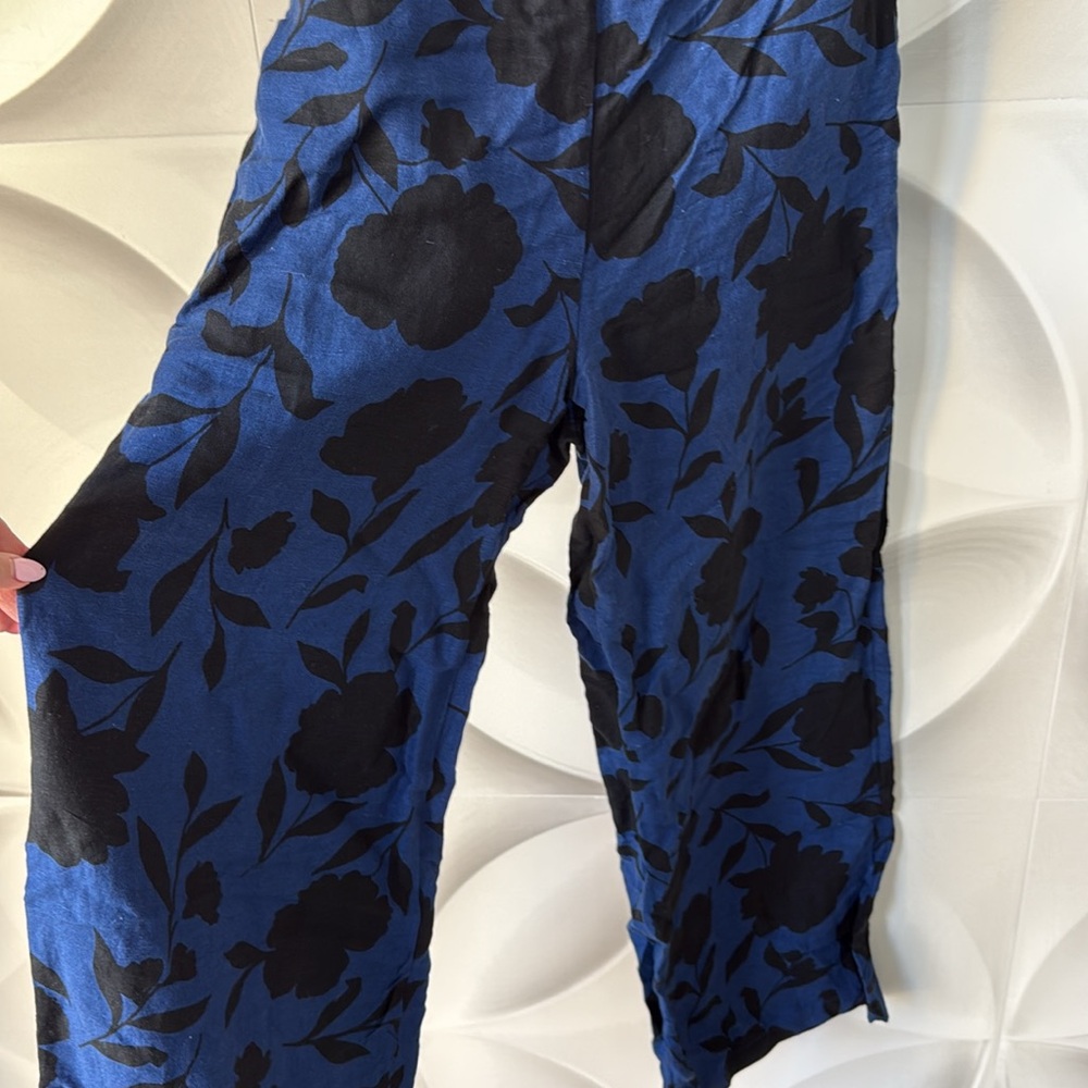 Kate Spade One Shoulder Linen Jumpsuit! NWT - Picture 9 of 15